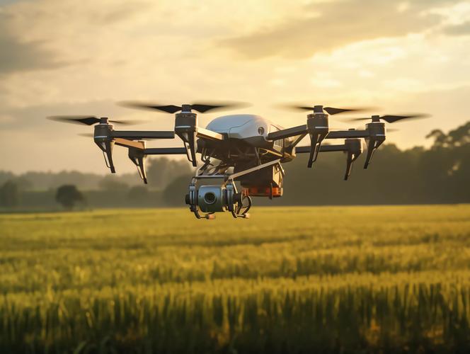 一台民用无人机现代化智能农业科技农业无人机自动化灌溉喷洒农田高